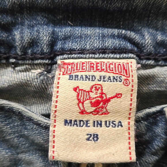 True Religion Bling Embellished Low Rise Super Skinny Jeans - Picture 6 of 10